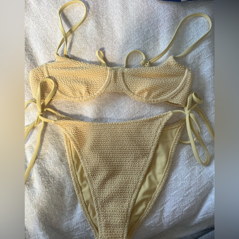 Pacsun yellow bikini